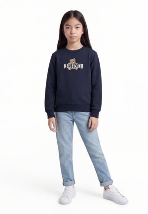 MOSCHINO ADDITION UNISEX - Φούτερ - blu navy