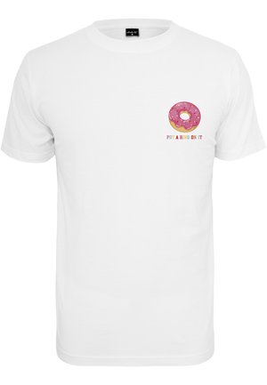 Mister Tee, T-shirts med print - white