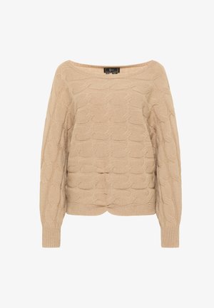 faina, Strickpullover - beige