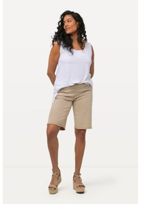 Ulla Popken ELASTISCHE BAND - Shorts - light brown
