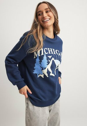 Sudadera DeFacto Para Mujer - Jersey Cuello Redondo Manga Larga Algodón