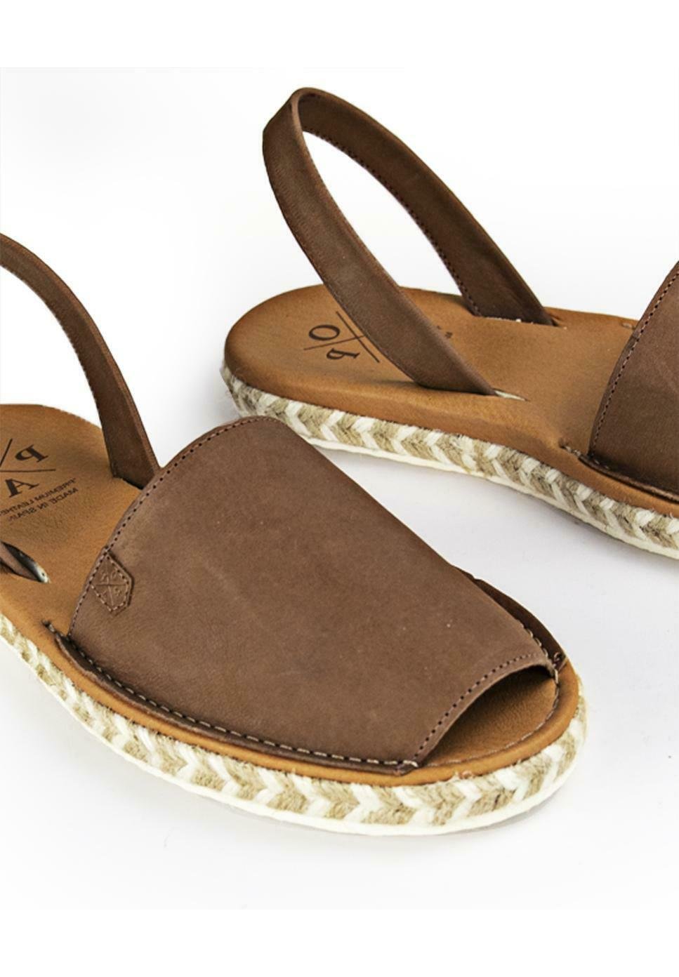 POPA MENORQUINA VILA - Alpargatas - cuero/marrón - Zalando.es