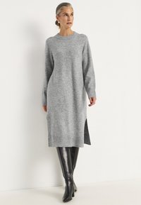 Cellbes of Sweden SOFT - Stickad klänning - grey   melange