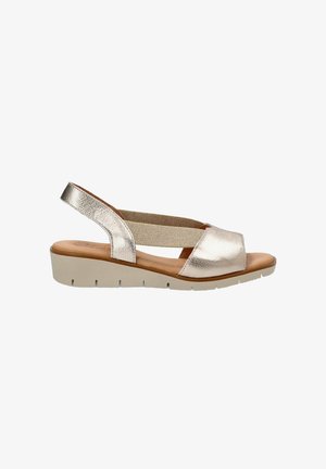 Luna Collection, YULIA - Sandalias de cuña - platinum