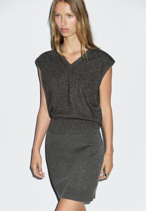 Massimo Dutti MINI - Minirock - grey