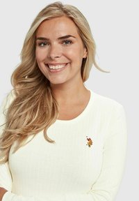 U.S. Polo Assn. CARLOTTA - Långärmad tröja - cloud dancer