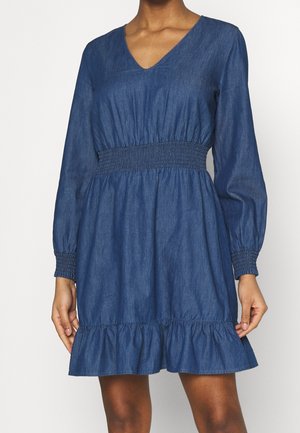 Robe en jean - dark-blue denim