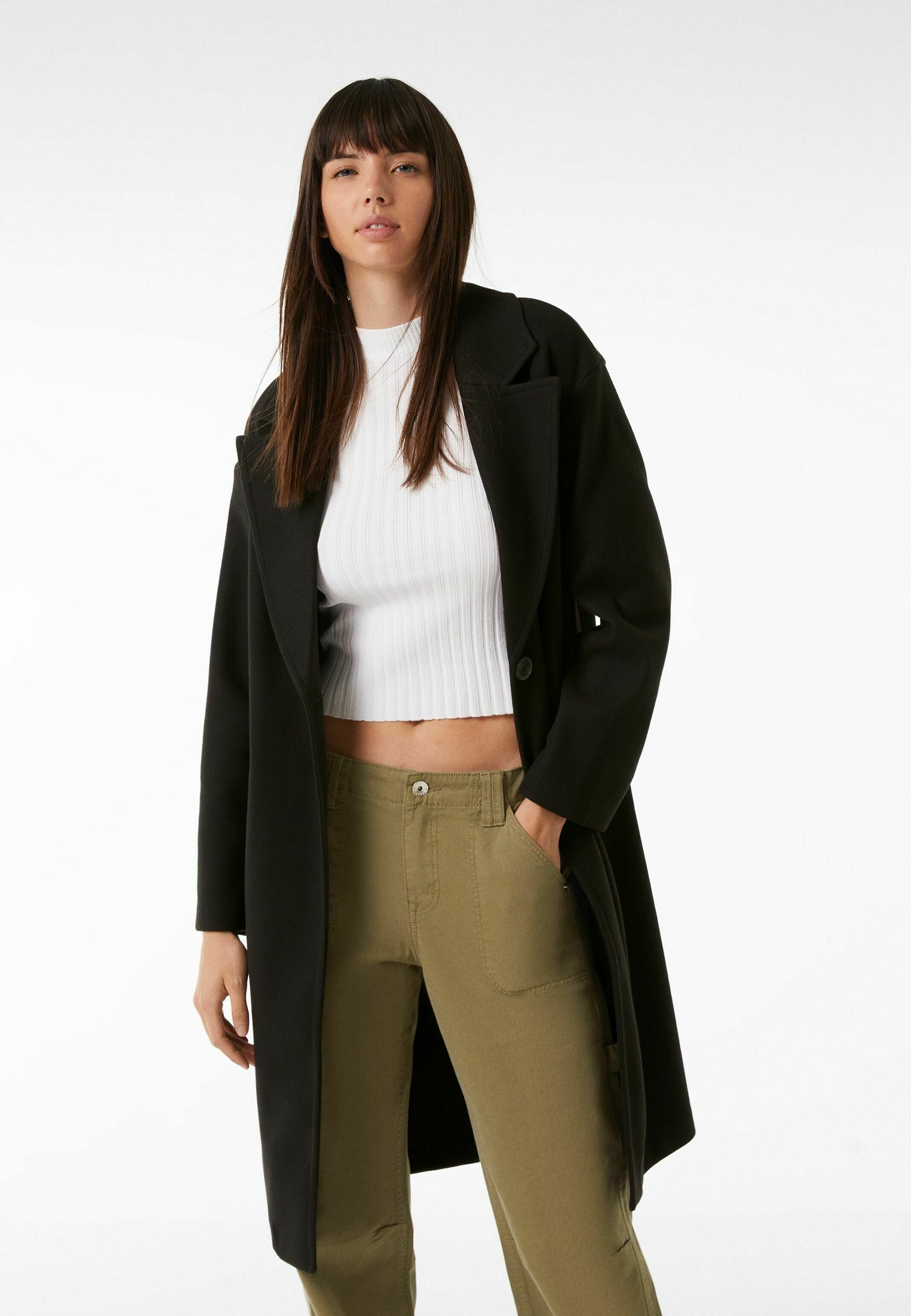 manteau bershka long