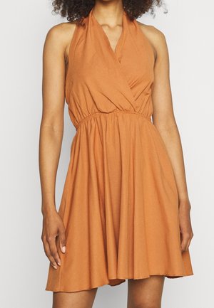 Denní šaty - camel