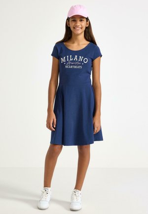 Lindex, Jerseykjole - dark blue