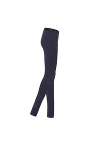 Navy leggings met een aansluitend ontwerp, gemaakt van een zachte stof, met een effen kleur en een elastische tailleband voor comfort.