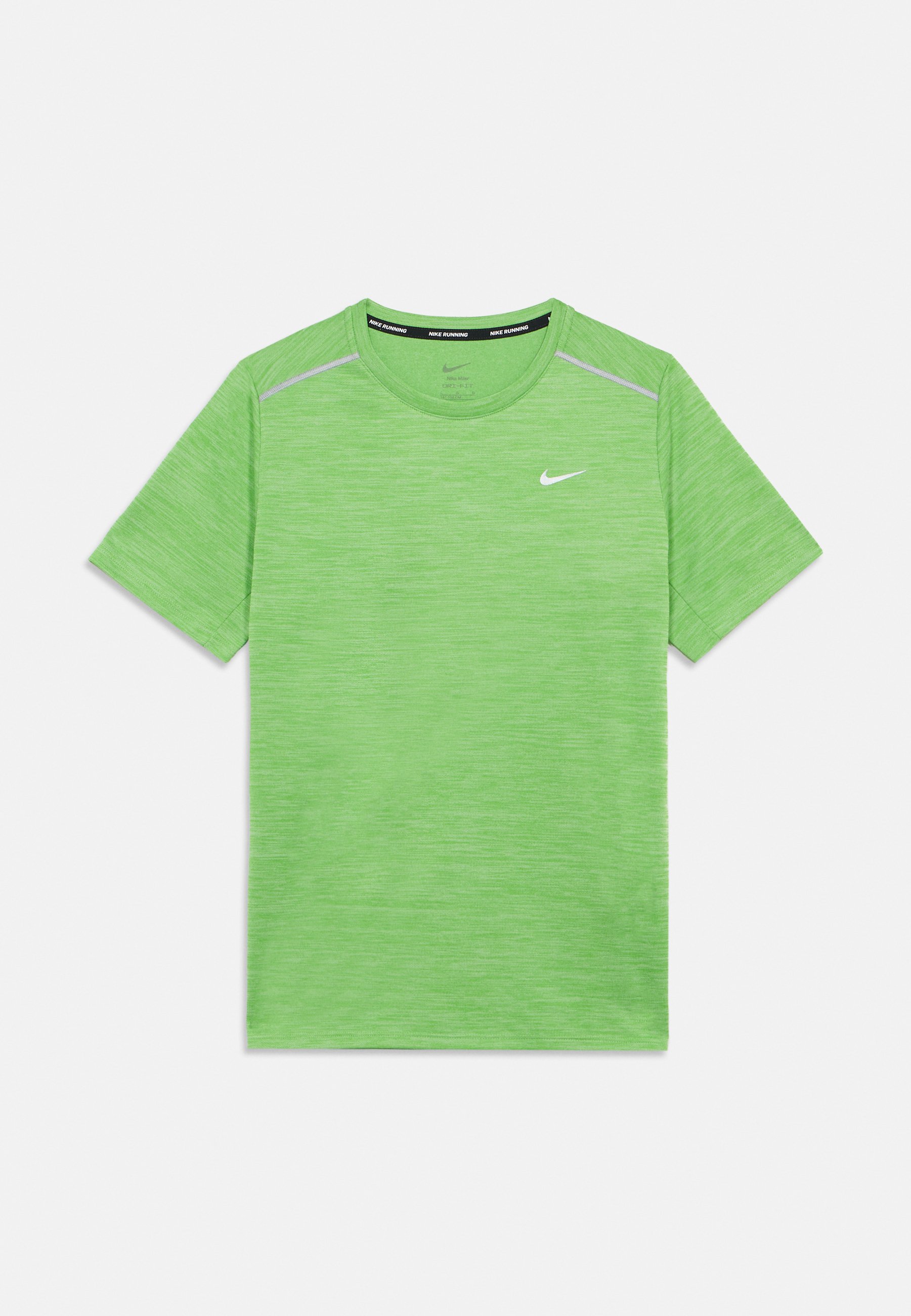 nike miler tshirt lime