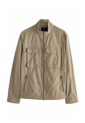 Next ZIP UP COTTON - Nyári dzseki - stone