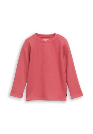 TOM TAILOR, TOM TAILOR T-SHIRT LANGARMSHIRT MIT RUNDHALSSCHNITT - Longsleeve - berry red