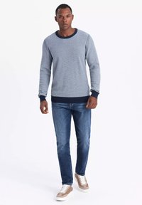 Ombre Strickpullover - navy