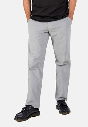 REGULAR FLEX - Trousers - grey square cord