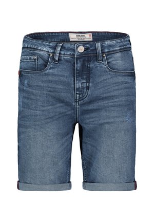 BERMUDA - Jeans Shorts - middle blue