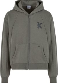 BOXY  - Sweater met rits - grey