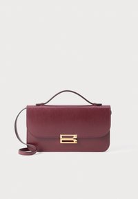 MIDI DORIAN POCHETTE - Kuvertväska - burgundy