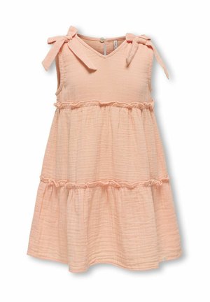 KMGPALM THYRA LIFE O NECK DRESS - Jurk - salmon