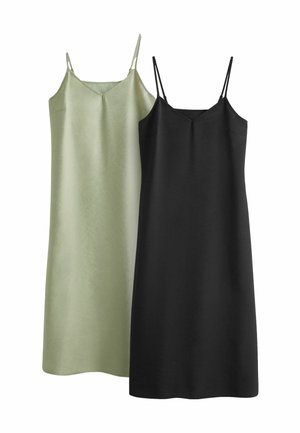 THE SET 2 PACK - REGULAR FIT - Vapaa-ajan mekko - black khaki green