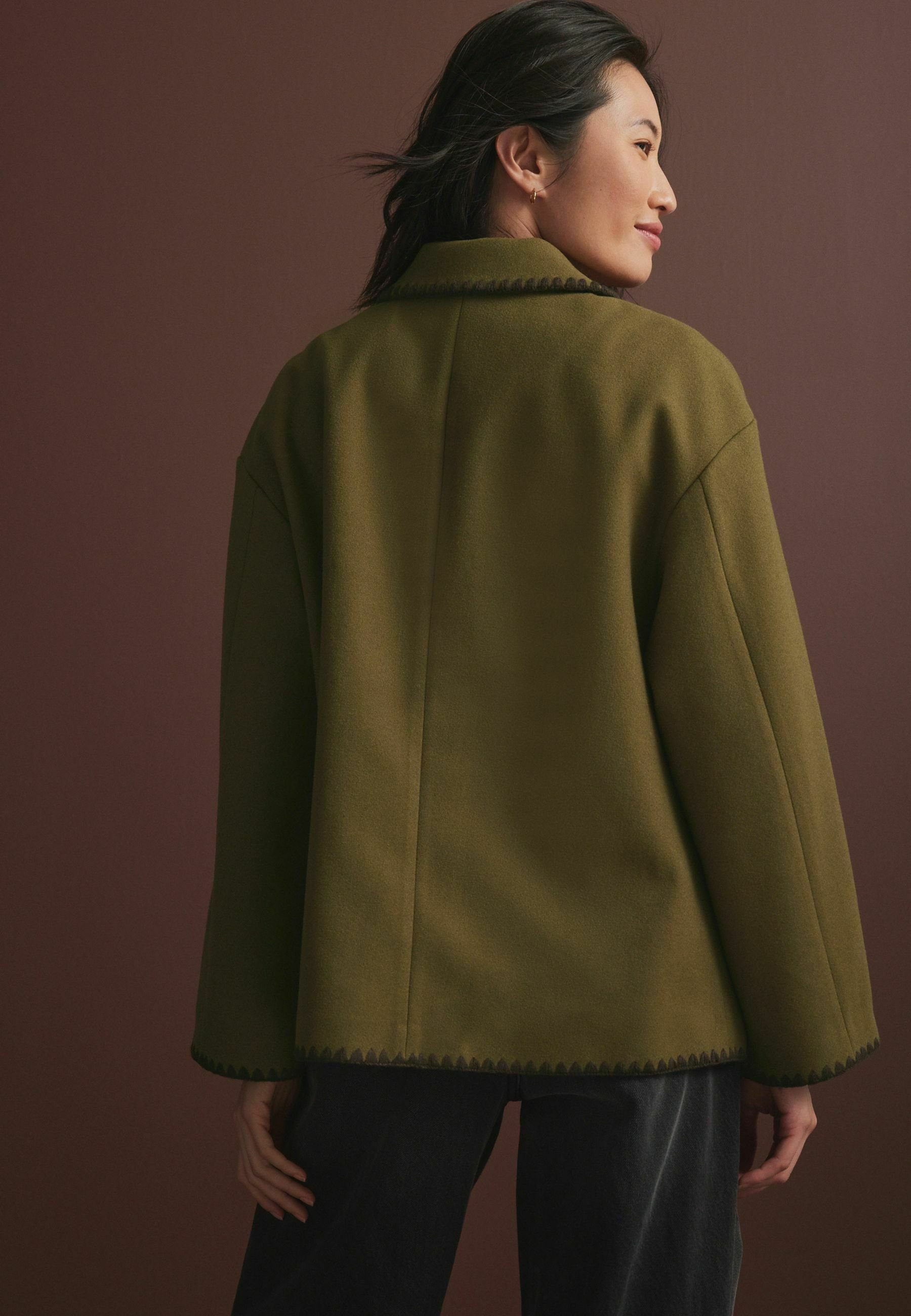 【美品】TODAYFUL CUTOFF WOOL JACKET 36 Olive Olive Wool Jacket – Ludus Agender Label