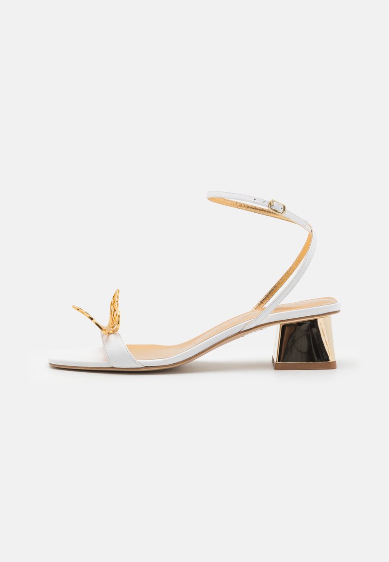 Sophia Webster MARIPOSA - Sandals - white/gold
