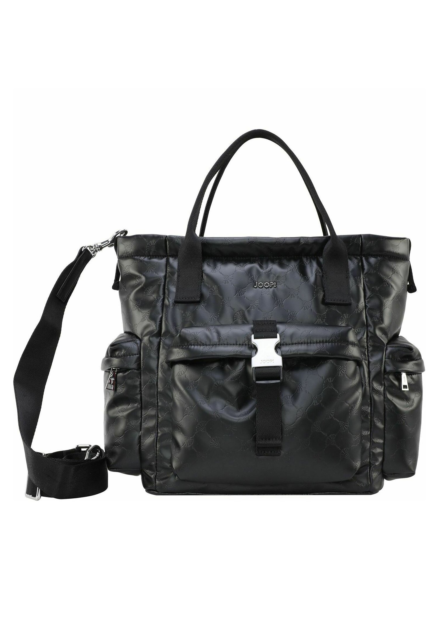 Joop! Aurora Borsa A Mano Donna In Nylon Con Stampa Blu Fiordaliso – 30x21x18 Cm