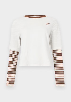 JOLIN - Top s dlhým rukávom - caramel brown