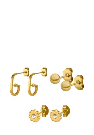 SET - Ohrringe - gold-coloured