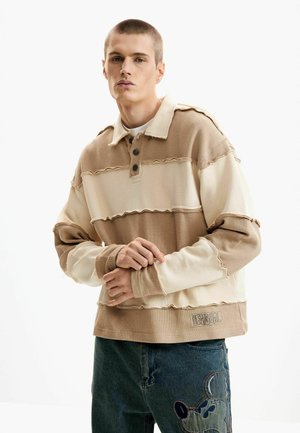 STRIPED  - Polo - gray