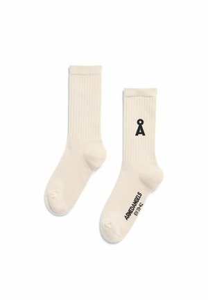 SAAMUS BOLD - Sokken - oatmilk-black