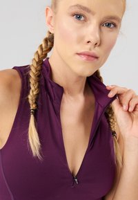 Even&Odd active Polo majica - dark purple
