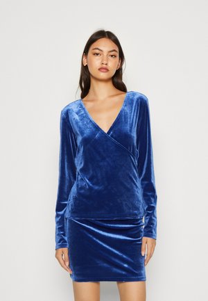 Pieces PCJOANNA - Top s dlhým rukávom - mazarine blue