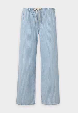 GAP Petite, EASY LOOSE STRIPE - Stoffhose - blue