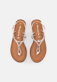 Tamaris Sandalias de dedo - silver/white