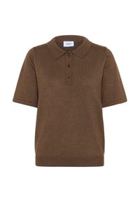 Polo shirt - fondue fudge melange