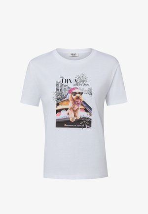 LIU JO, LIU JO T-SHIRT - T-shirt imprimé - weiß pink