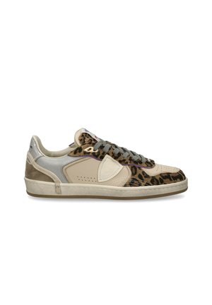 Philippe Model, SNEAKER PHILIPPE MODEL PGAL IN PELLE ANIMALIER - Sneakers basse - beige