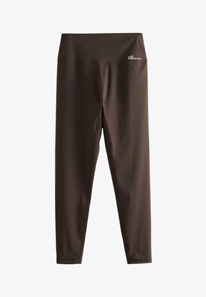 Self., HIGH WAIST - Leggings - Trousers - chocolate