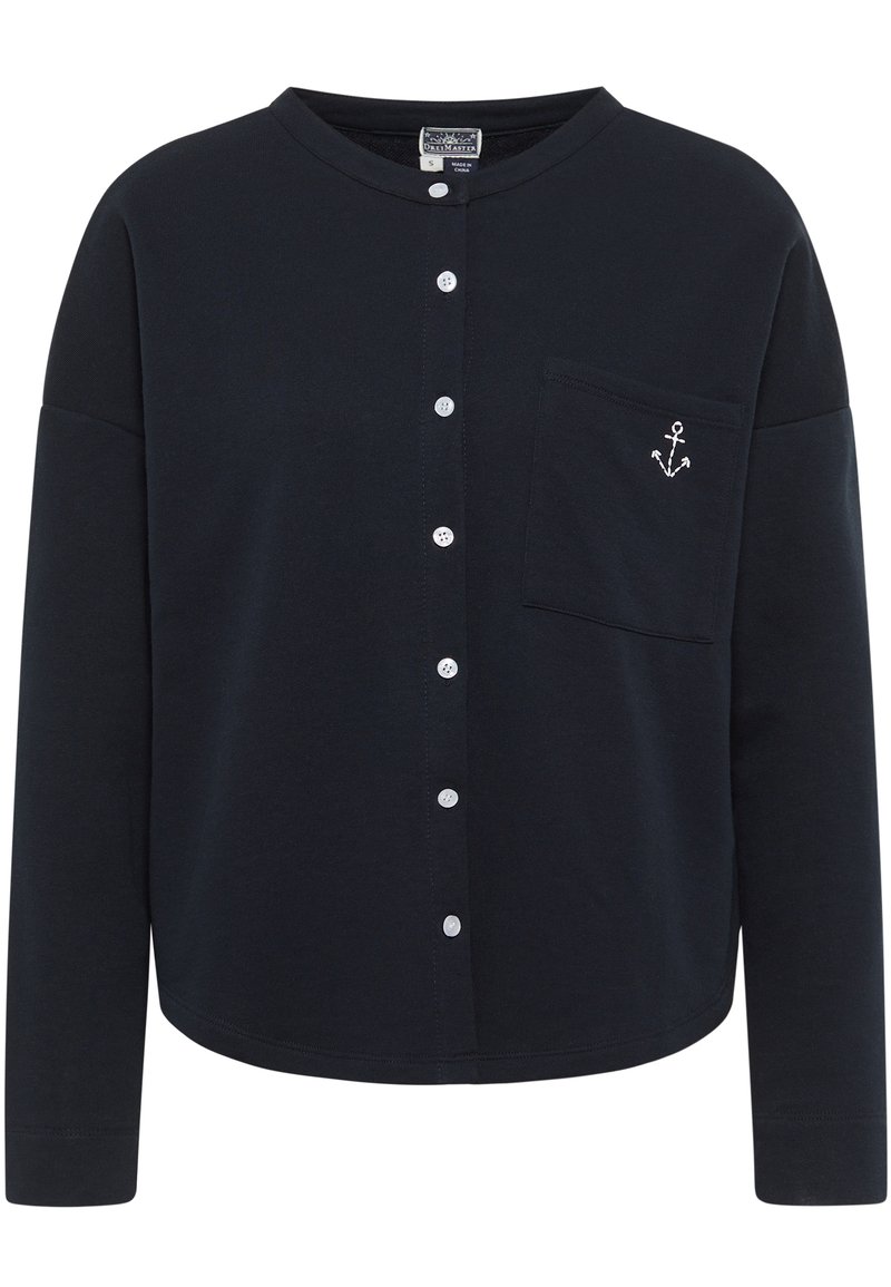 dreimaster Vest gemêleerd donkerblauw dreimaster Vest gemêleerd donkerblauw