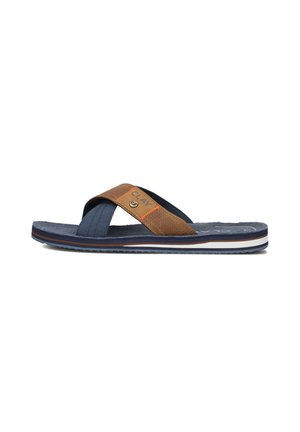 Mules - cognac