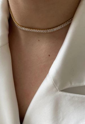 ByNouck GLAMOROUS RHINESTONE  - Necklace - gold coloured