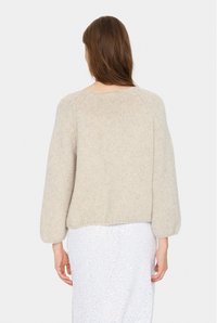 Saint Tropez GAINESZ WOOL - Svetrík - gray morn melange