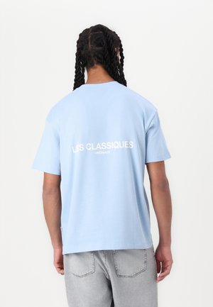 ONSLES LOOSE TEE - Print T-shirt - powder blue