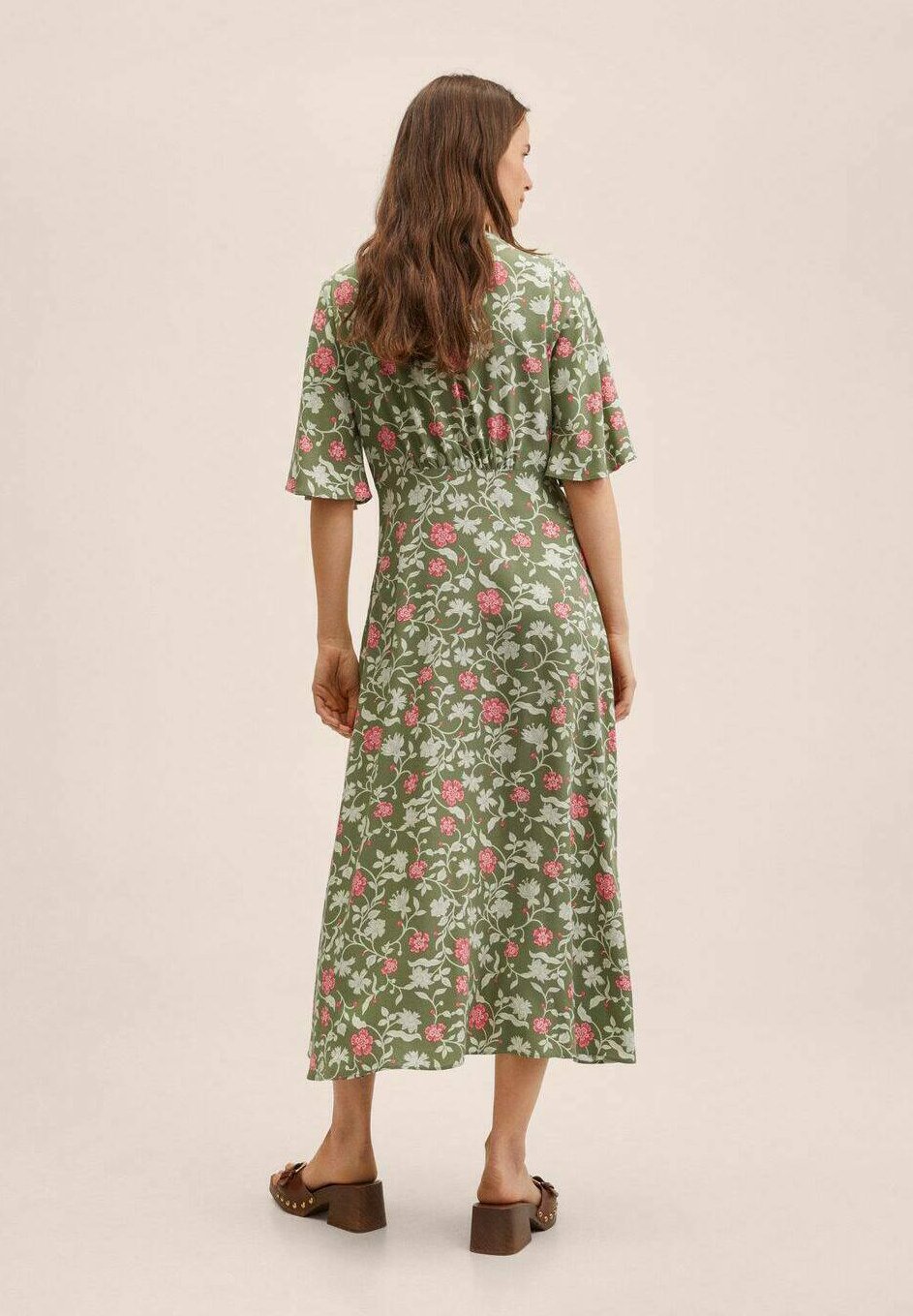 Mango MINA - Vestido informal - kaki/caqui - Zalando.es