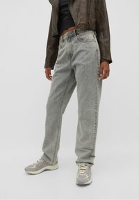 Stradivarius Jeans a sigaretta - black denim