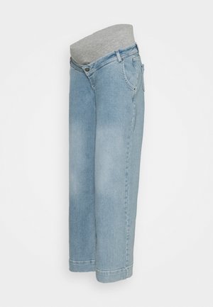 MLTRONA WIDE LEG - Straight leg jeans - light blue denim