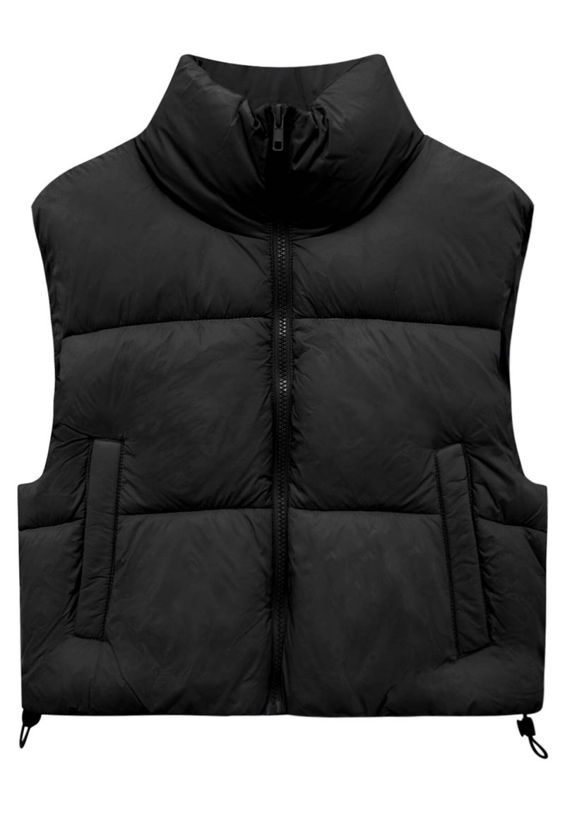 PULL&BEAR Bodywarmer gemêleerd zwart