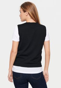 Saint Tropez MILASZ BUTTON FRONT - Liemenė - black